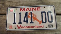 Maine "1141DO" License Plate