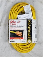 50 Foot Extension Cord Heavy Duty Yellow