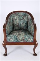 Victorian Armchair with Mahogany Frame