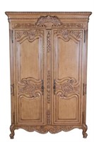 French-Style Wooden Armoire