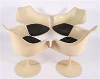 Lot of Four Eero Saarinen for Knoll Tulip Chairs