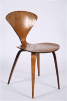 Attributed to Norman Cherner, Bent Wood Side Chair