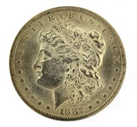 1882-S Gem BU Morgan Silver Dollar