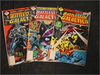 BATTLESTAR GALACTICA  COMIC BOOKS ISSUE #1, 2 & 3