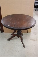 round lamp table.  35"
