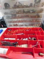 nuts & bolts in storage container