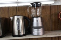 Black and Decker kettle and Cuisinart blender