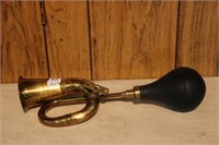 Brass horn.