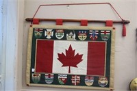 Canada flag hanging tapestry.  36" x 26"