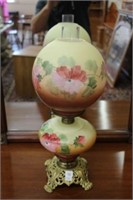 Hand painted banquet lamp