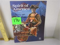 1970's Spirit of America Stamp book w/ some stamps