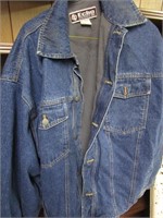 2 XL blue jean jacket