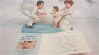 Norman Rockwell "Baby's Fisrt Steps" Statue In