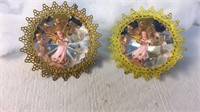 4 1/2” Vintage Angel ornaments