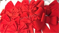 7-31x13” Decorative outdoor bows, 3- 17x23”
