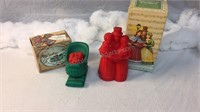 Vintage AVON sleigh light, bayberry candle and