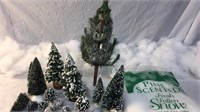 18 Village trees ranging from 1” to 12”, 7oz p