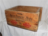 Advertising Nut and Bolt Wood Box