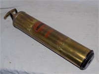 Old Brass Fire Extinguisher