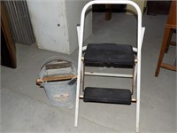 Step Stool and Mop Bucket