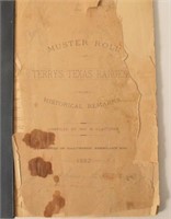 1882 Terry's Texas Rangers Muster Roll Galveston
