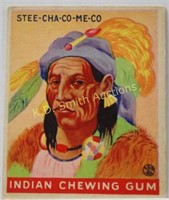 1933 GOUDEY INDIAN CHEWING GUM Card #204