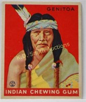 1933 GOUDEY INDIAN CHEWING GUM Card #156
