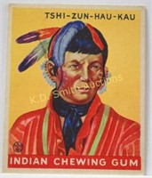 1933 GOUDEY INDIAN CHEWING GUM Card #196