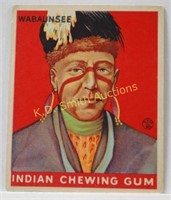 1933 GOUDEY INDIAN CHEWING GUM Card #209