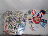 Old Football Sports Cards & Noisemakers