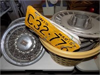 Ford Hubcaps & License Plates