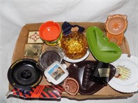 Flat of Ashtrays & Pipe Accessories