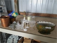 glassware and planters