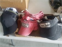 flat of visors and hats