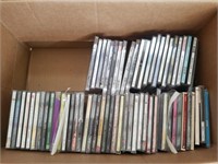 box of cd's