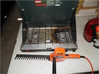 Coleman Propane Stove & Hedge Trimmer