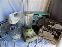Tote of Small Kitchen Appliances