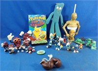Assorted retro toys from 1970s including Star