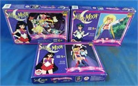 3 Sailor Moon collectors jigsaw puzzles