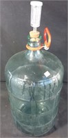 Glass carboy with topper