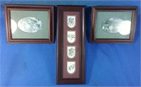 3 various framed pictures