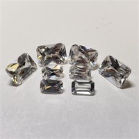 375I- 8 cubic zirconia 8.0ct crystals $40