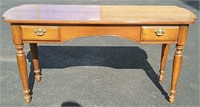 Solid wood hall table -48" x 19" x 28"