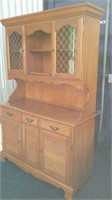 Solid maple china cabinet  47" x 17" x 72"