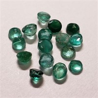 368I- genuine emerald 2.0ct gemstones $200