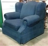 Arm chair matches lot # 128, with some wear to