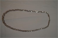 Italian Sterling Rope Chain 17"