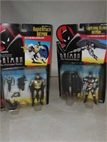 Two NOC Batman animated series action figures