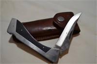 Sharp Stainless Knife with Case