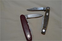 Swiss Army Knife & 4" Stockman Knife